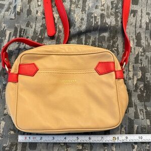 Longchamp leather crossbody bag